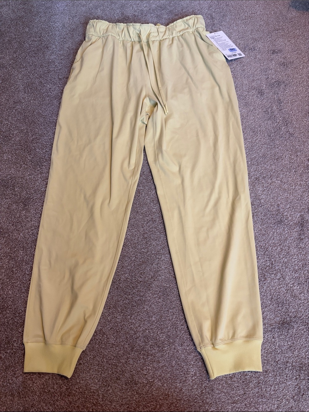 lululemon athletica Stretch High rise Jogger Fire Women’s size 10